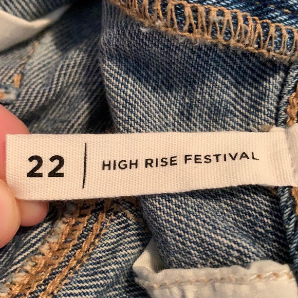 High rise jean shorts - Picture 4 of 5